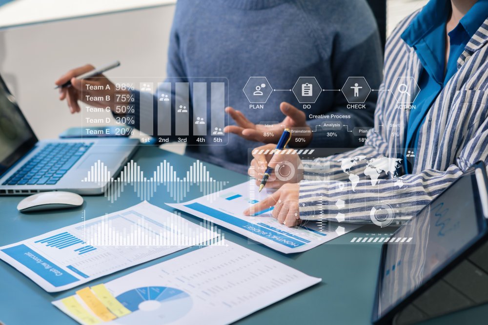 Project,Manager,Working,And,Update,Tasks,With,Milestones,Progress,Planning.